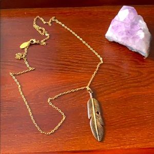 Pendant Feather Necklace
